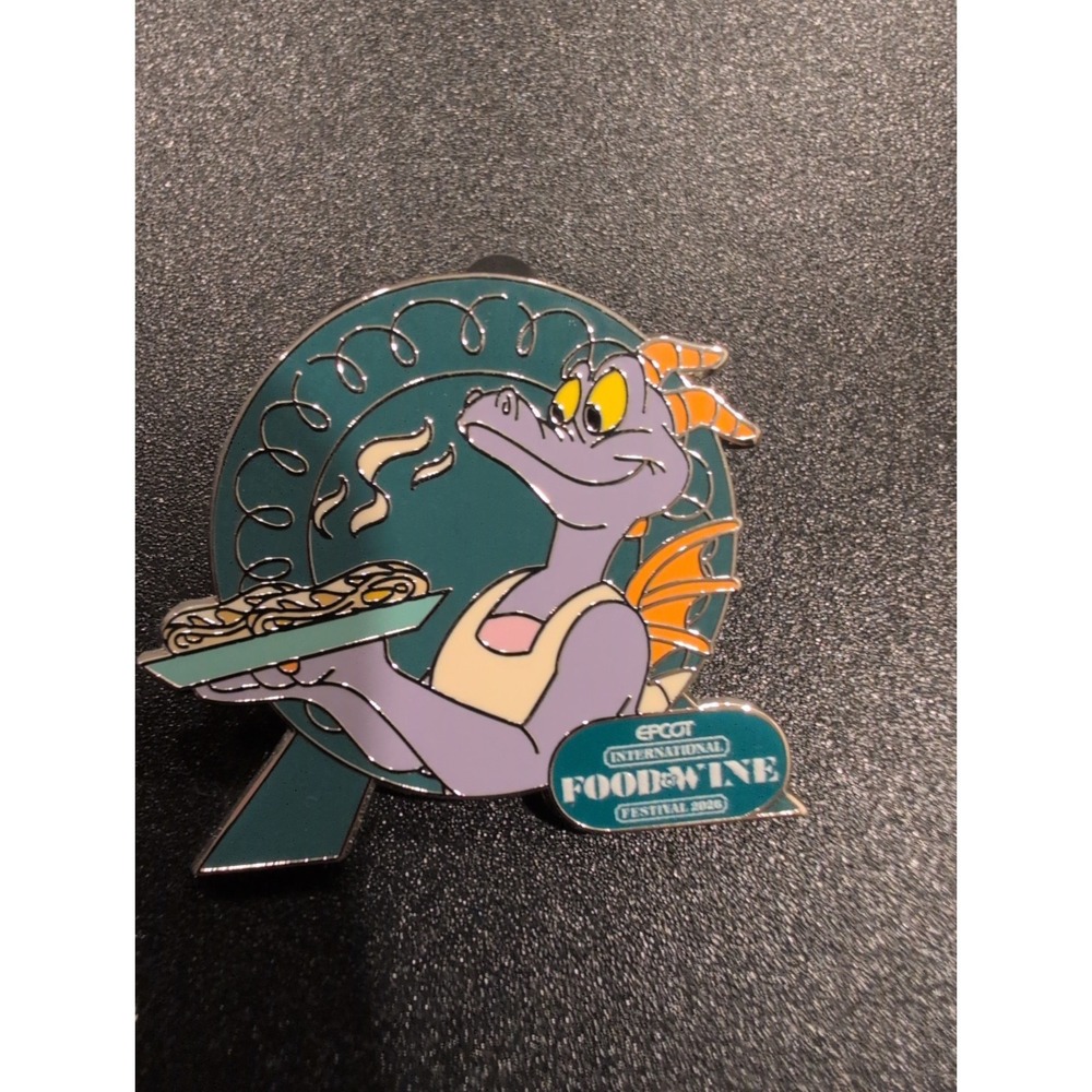 2026 Disney Parks Epcot Food & Wine Festival Mystery Box Pin Figment LR